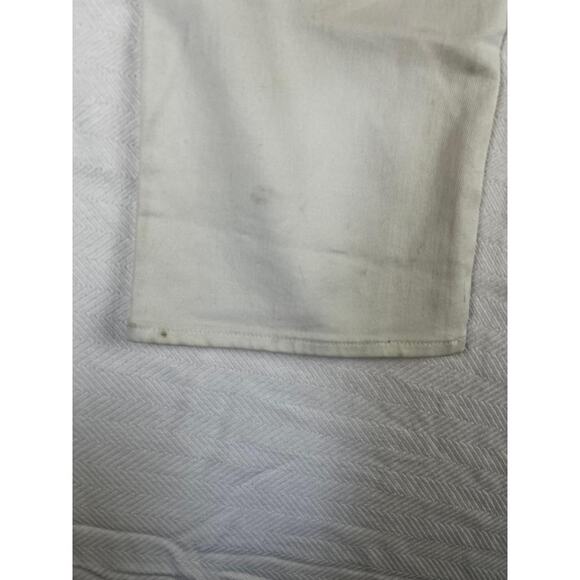 Riders by Lee Indigo Women’s White Jeans Size 16P NWT Flaw Straight Leg - Picture 4 of 8